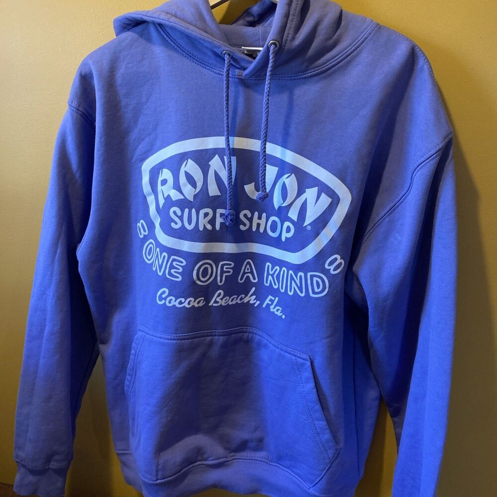 Ron Jon Surf Shop Purple Hoodie Medium Cocoa Beach, Florida Lavender Beachwear